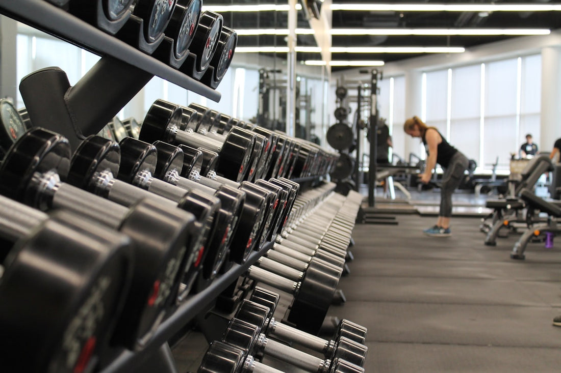 Athlete training in a modern gym — FITLINE ATHLETICS