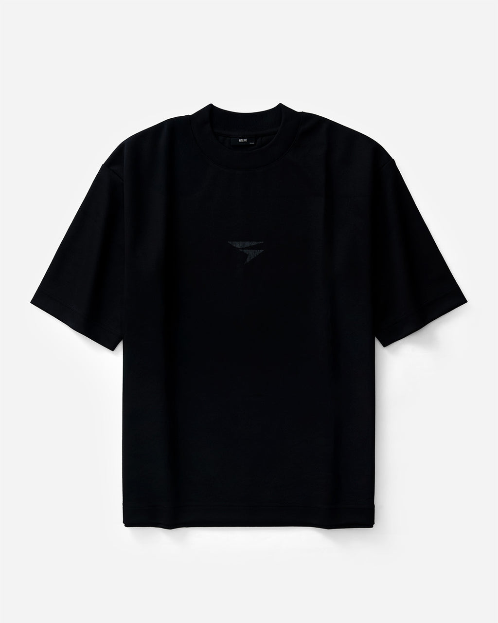 Fitline Eroded Boxy Tee - Black