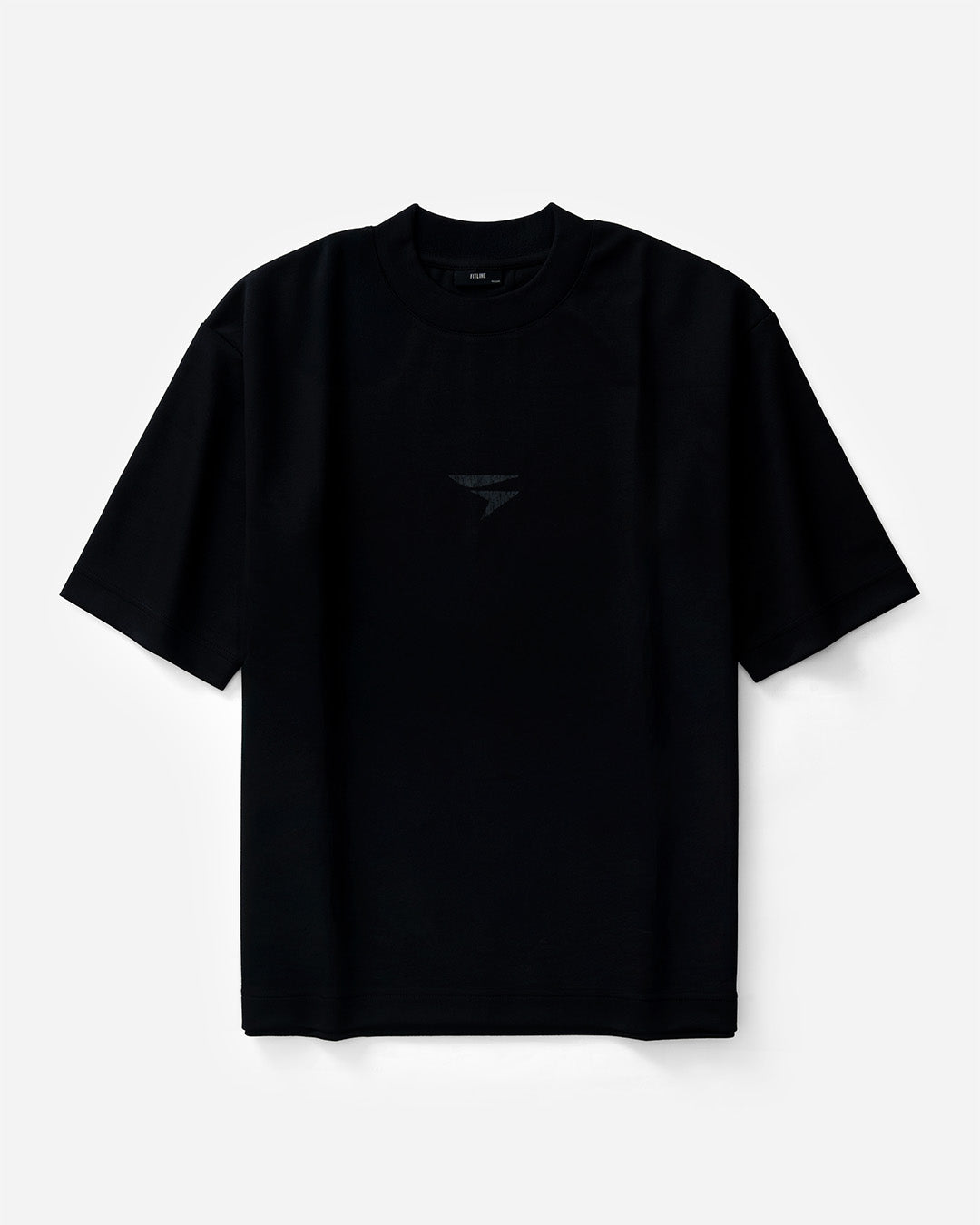 Fitline Eroded Boxy Tee - Black