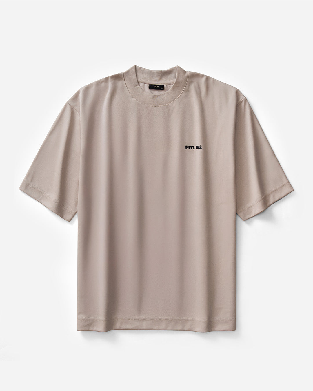 Fitline Logotype Boxy Tee - Oyster Mushroom