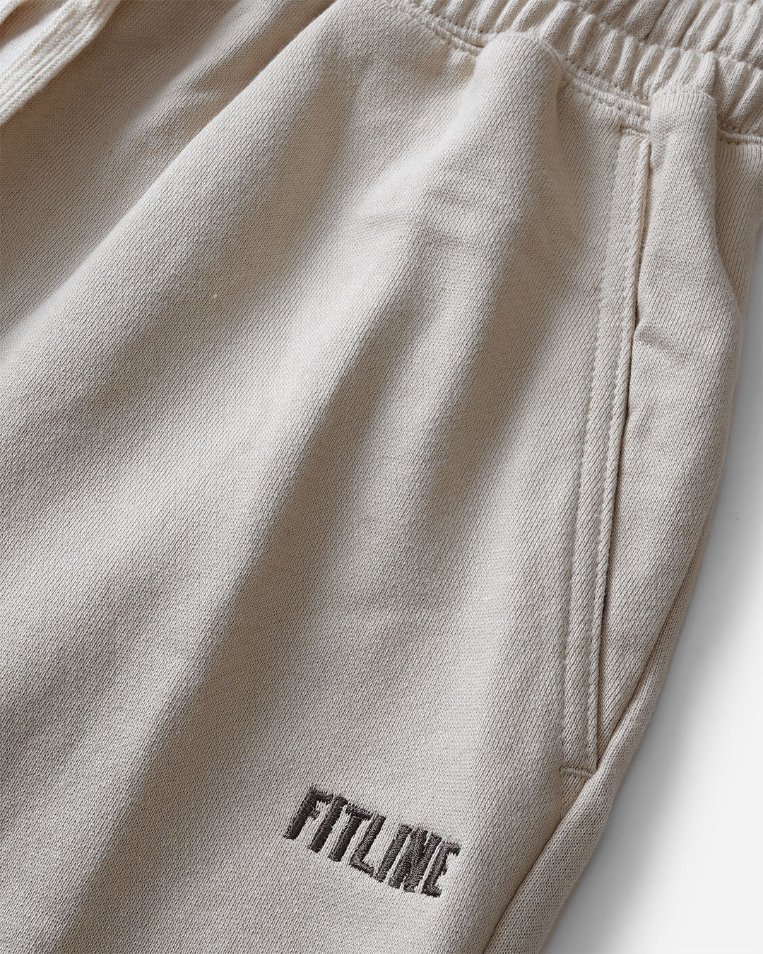 Fitline Logotype Sweatpants - Beige