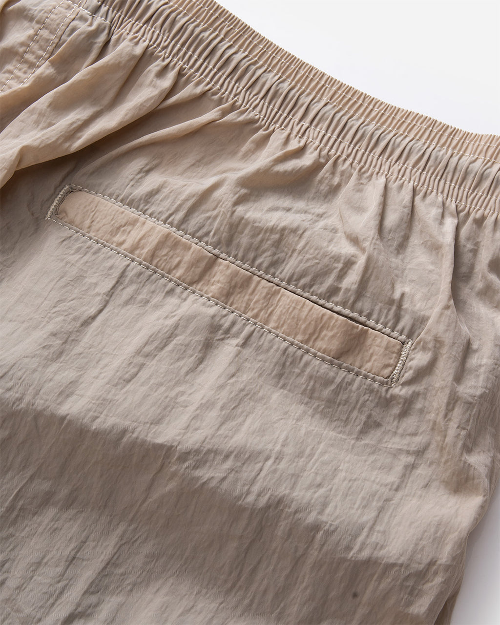 Fitline Nylon Shorts - Beige