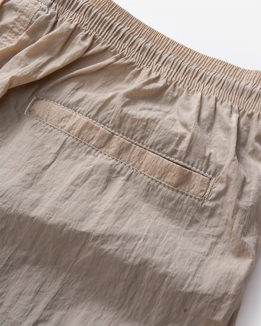 Fitline Nylon Shorts - Beige