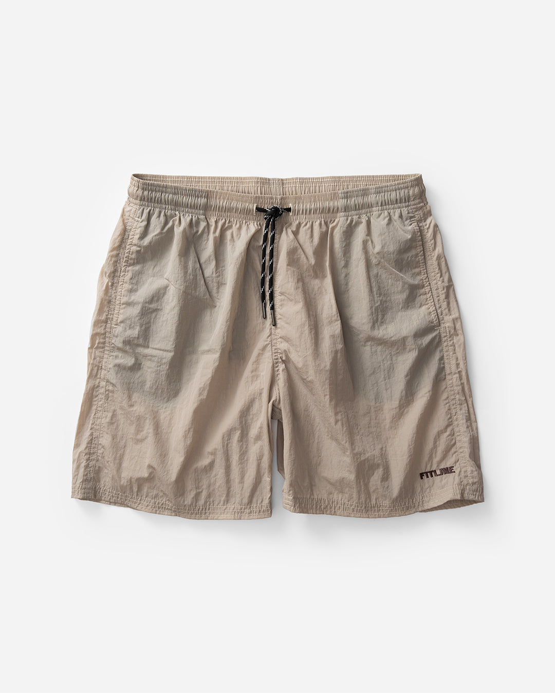 Fitline Nylon Shorts - Beige