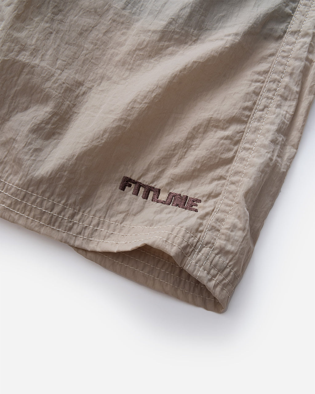 Fitline Nylon Shorts - Beige