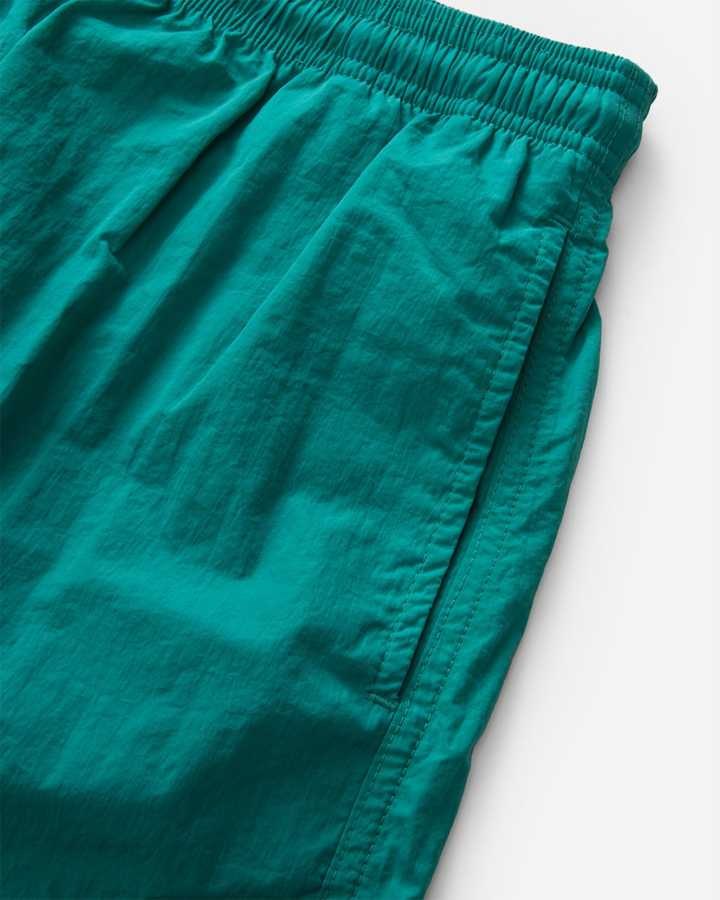 Fitline Nylon Shorts - Teal Green