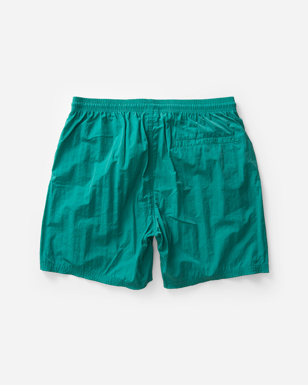 Fitline Nylon Shorts - Teal Green