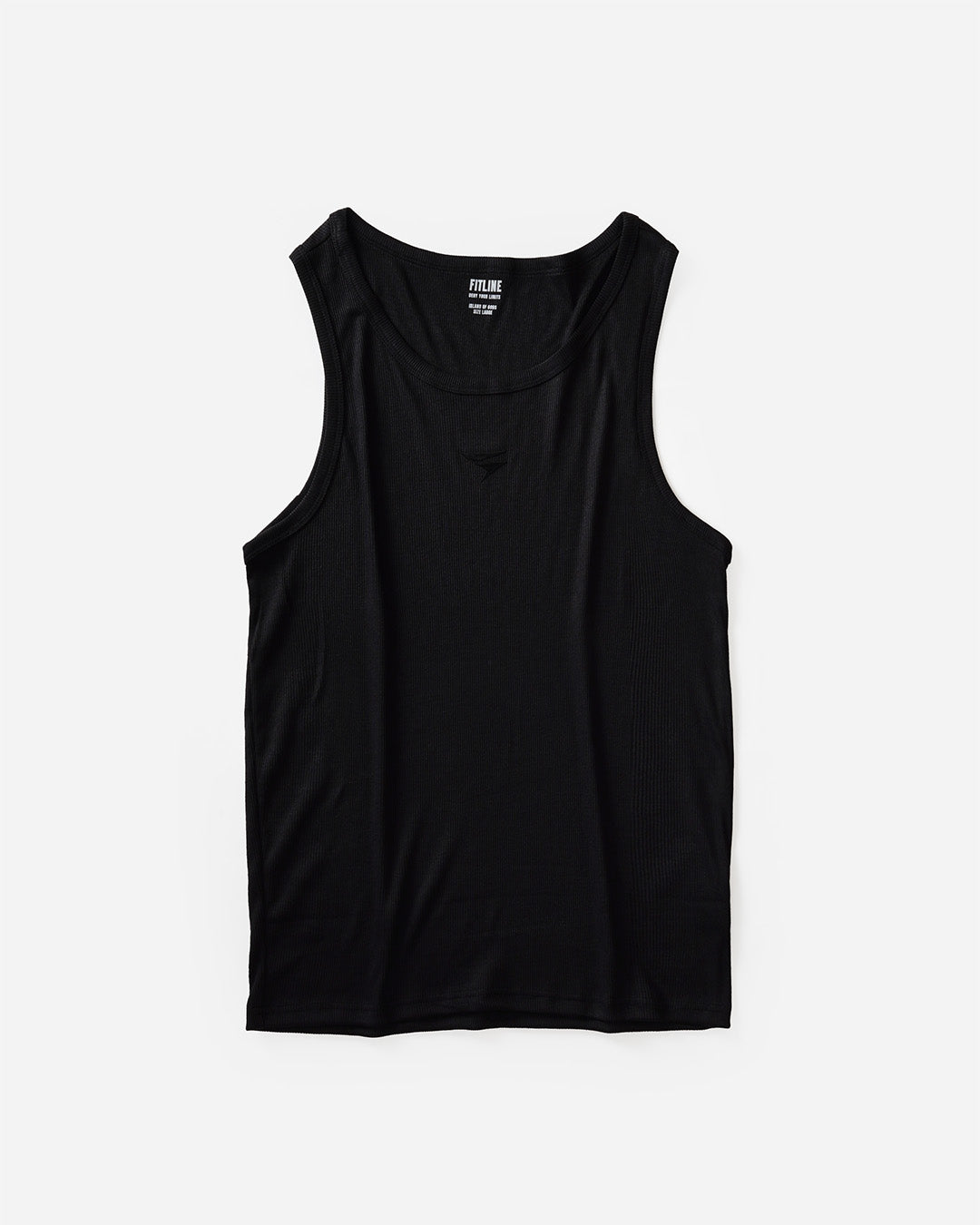Fitline Ribbed Tank Top - Black