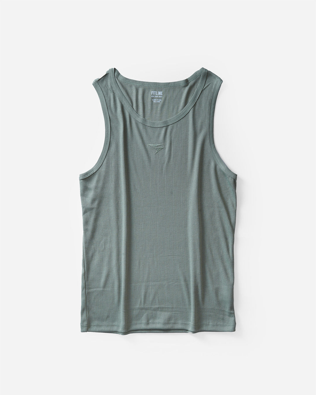 Fitline Ribbed Tank Top - Sage Green