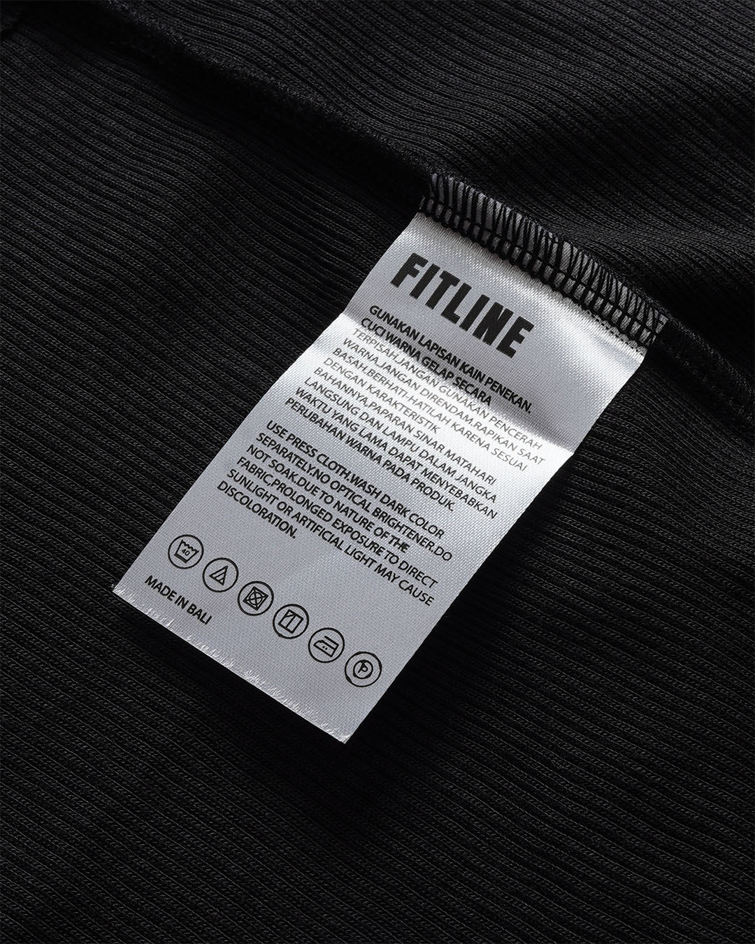 Fitline Ribbed Tank Top - Black